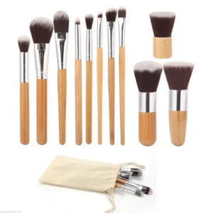 Bamboo Makeup Brush Set 11 Piece