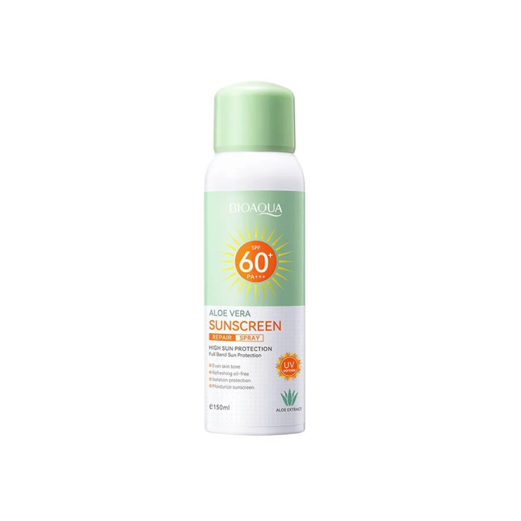 Bioaqua Aloe Vera Sunscreen Repair Spray SPF60+ Pa+++ 150ml