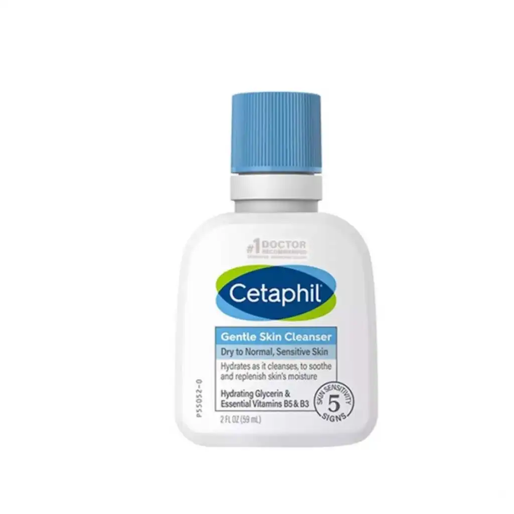 Cetaphil Gentle Skin Cleanser for Dry to Normal Sensitive Skin – 59ml