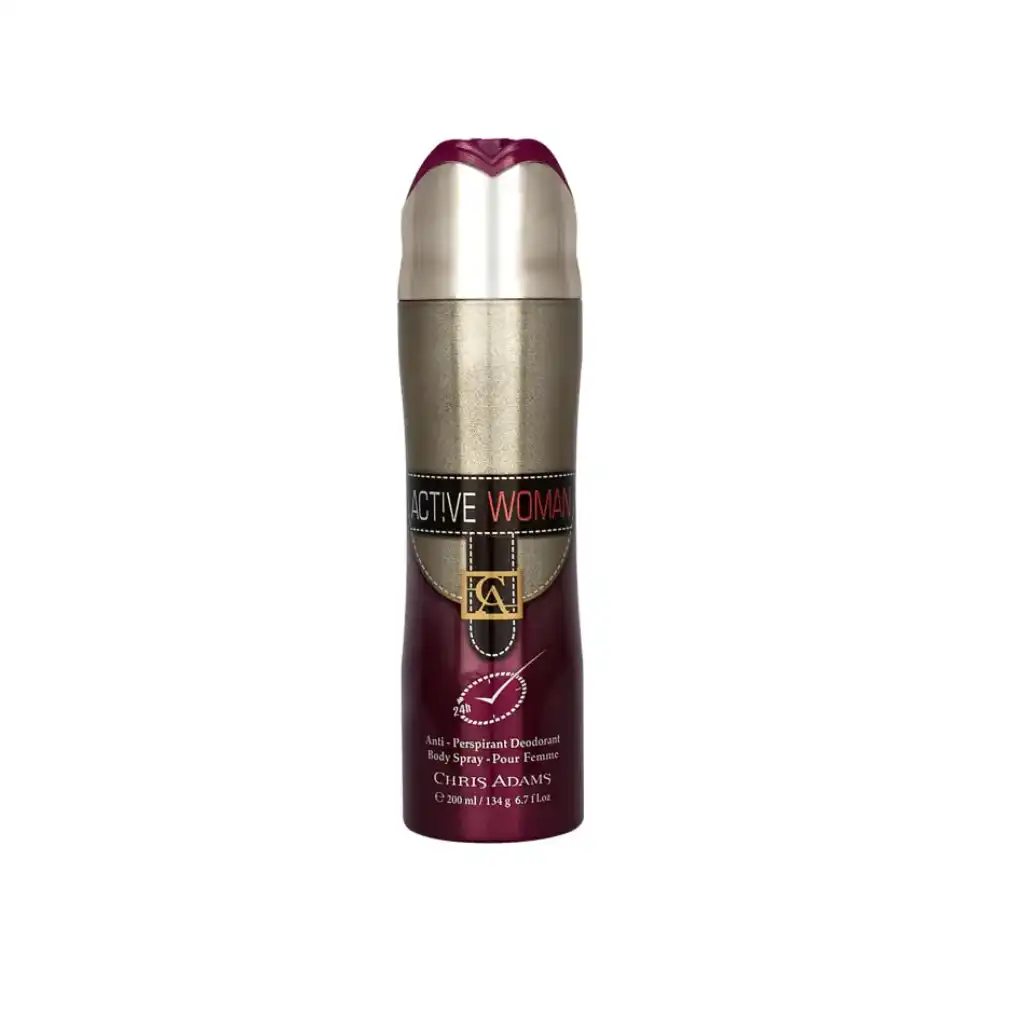 Chris Adams Deodorant Body Spray Active Woman 200ml