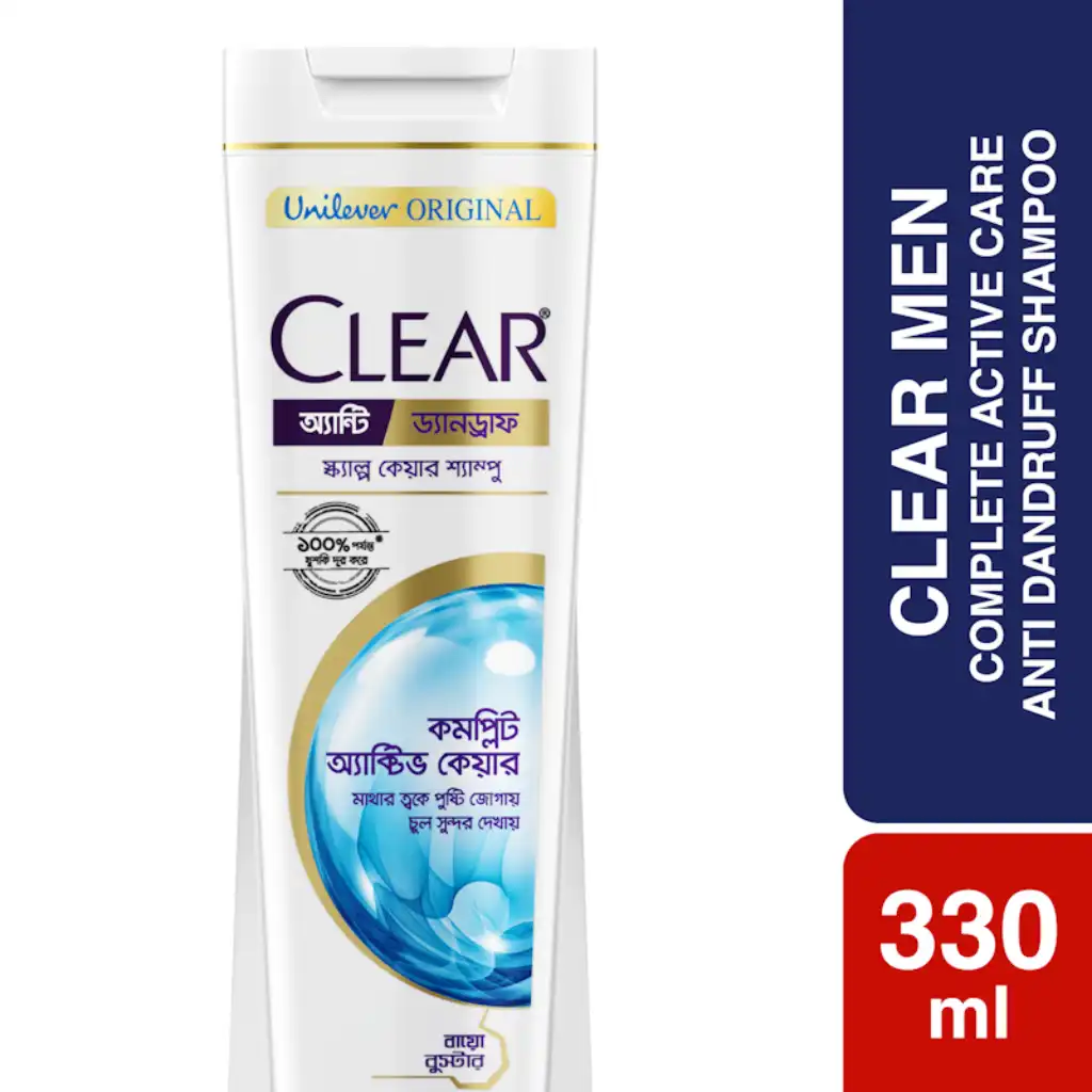 Clear Complete Active Care Anti Dandruff Shampoo 330ml