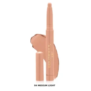 Colormax 3 in 1 Concealer, Corrector and Highlighter – Medium Light 04