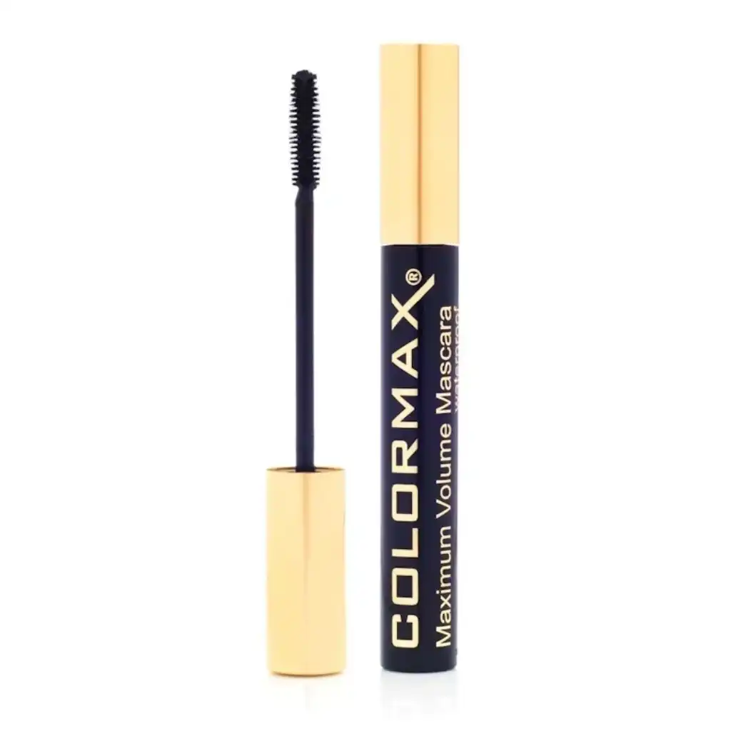 Colormax Maximum Volume Mascara Waterproof – Black 8ml