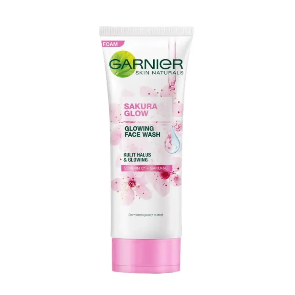 Garnier Sakura Glow Glowing Face Wash Facial Cleanser – 100ml