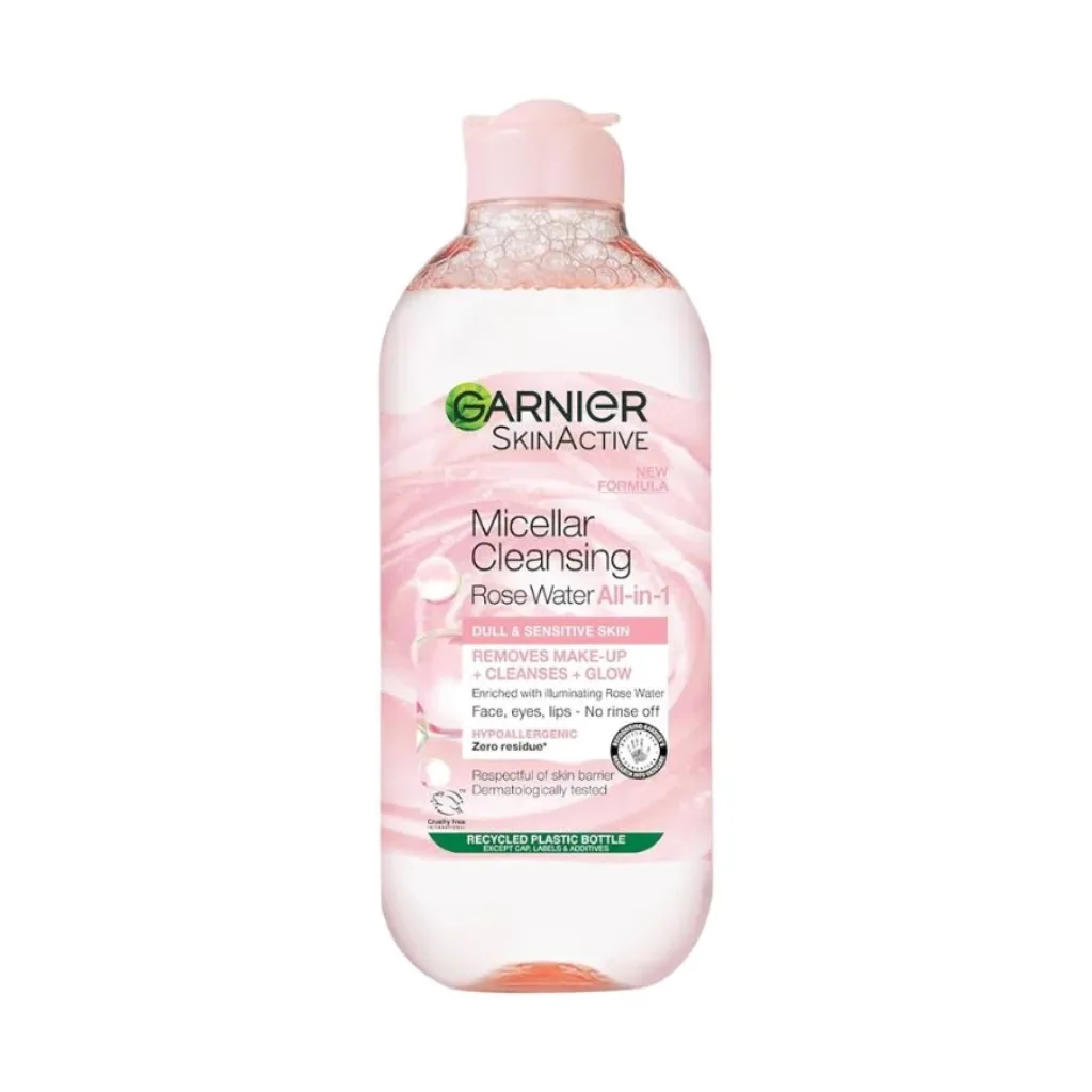 Garnier Skinactive Micellar Water With Rose Water All-in-1 – 400ml