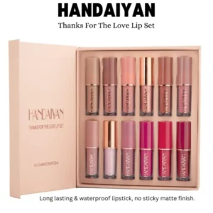 Handaiyan 12 Colors Liquid Thanks For The Love Lip Set