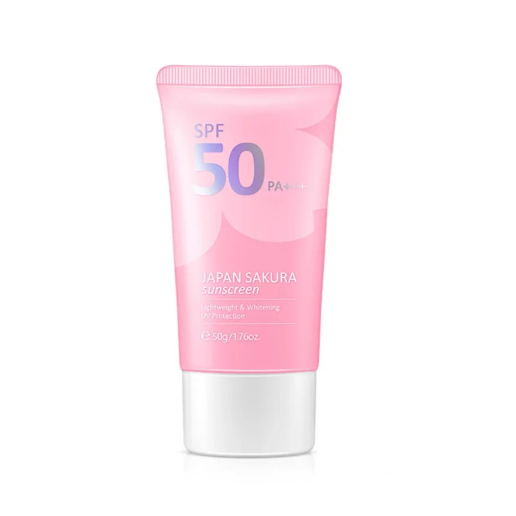 Laikou Japan Sakura Sunscreen Uv Spf50 Pa+++ Sunblock – 50g