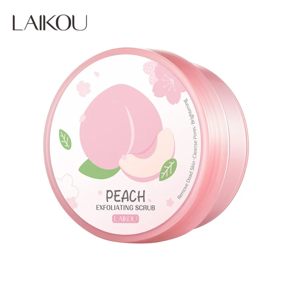Laikou Peach Exfoliating Body Scrub – 90gm