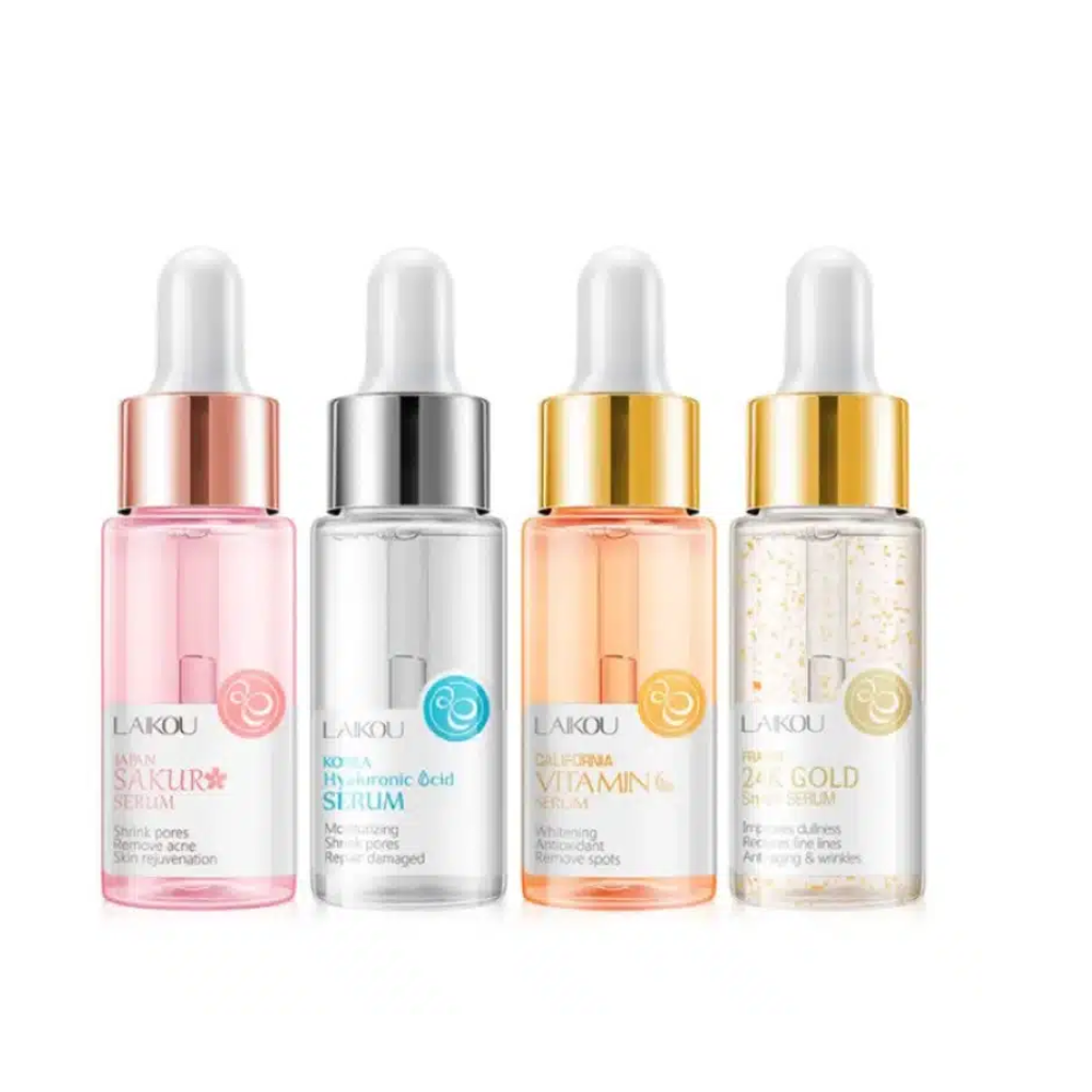 Laikou Serum for Face Skincare 4 Pcs Bundle