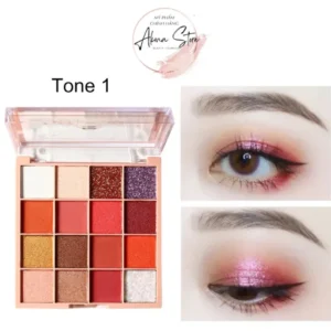 Lameila Eyeshadow 16 color 01 | Coffee Lemon Tea Bag