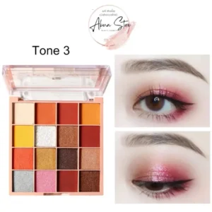 Lameila Eyeshadow 16 color 03 | Coffee Lemon Tea Bag