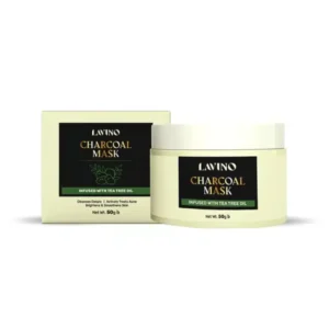 Lavino Charcoal Mask Infused With Tea Tree Oil 50gm