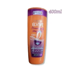 Loreal Elvive Dreamlong Straight Keratin Shampoo 72h Straightening Long Frizzy Hair – 400ml