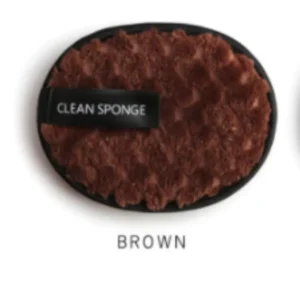 Maange Makeup Cleansing Sponge – Double Layer Brown