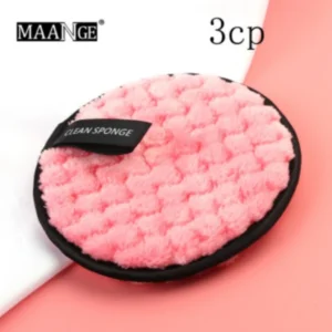 Maange Makeup Cleansing Sponge – Double Layer Pink
