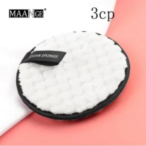 Maange Makeup Cleansing Sponge – Double Layer White