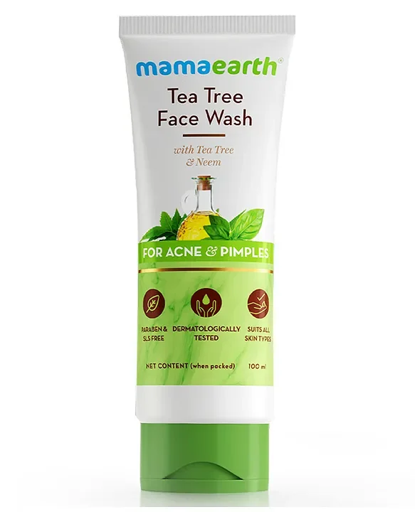 Mamaearth Tea Tree Face Wash – 100ml