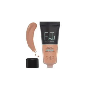Maybelline Fit Me Matte Poreless Foundation – 242 Light Honey