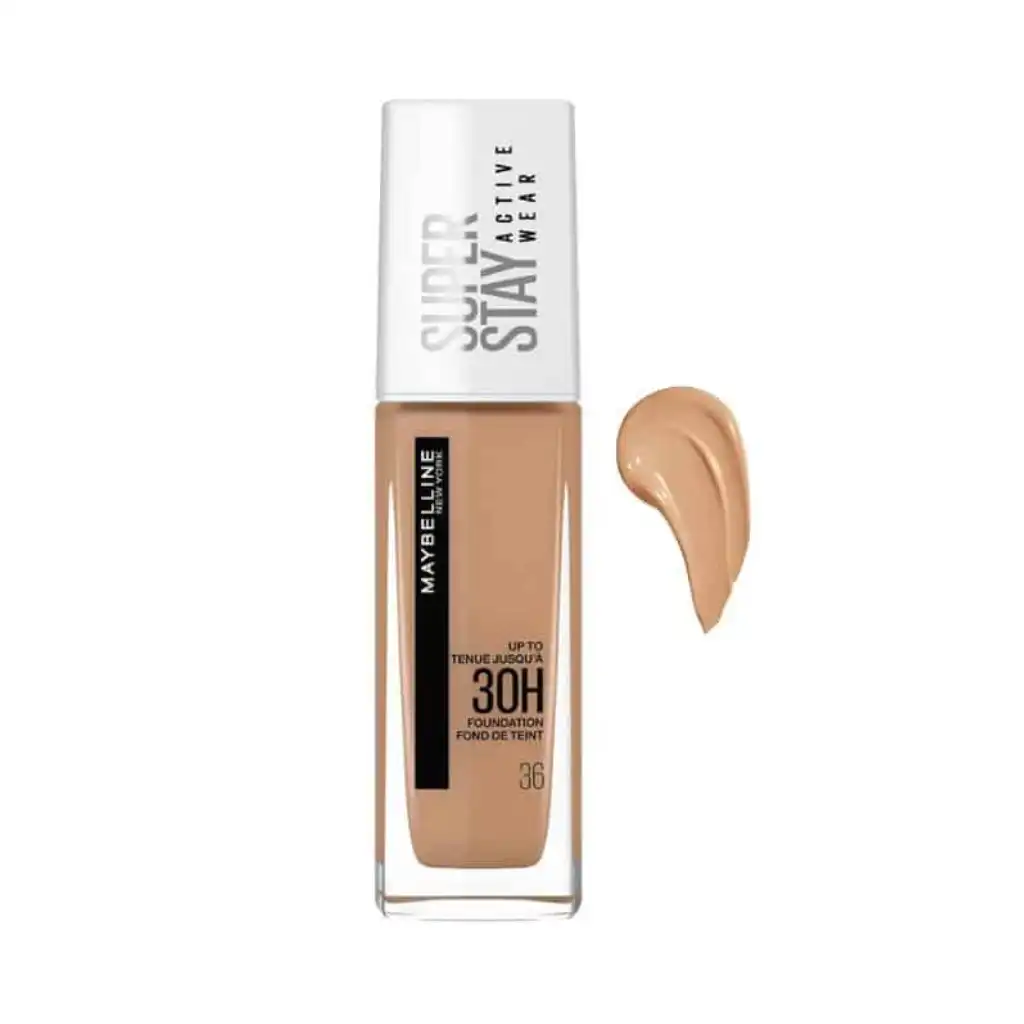 Maybelline Super Stay Foundation Warm Sun 36 – Full Coverage 30-hour Long-lasting Liquid Foundation