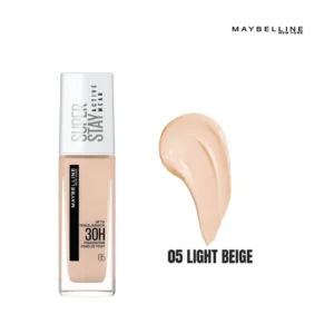Maybelline Superstay Full Coverage 30 Hour Foundation 30ml – Light Beige 05