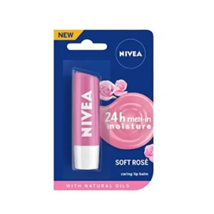 Nivea Soft Rose Caring Lip Balm – 4.80g