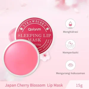 Quiyum Strawberry Sleeping Lip Mask – 15g