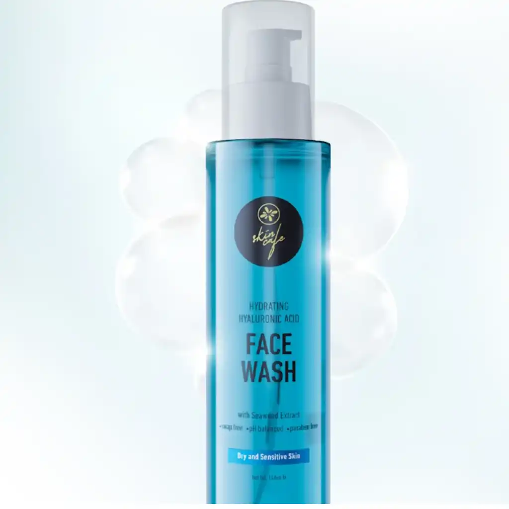Skin Cafe Hydrating Hyaluronic Acid Face Wash with Seaweed Extract – 140ml